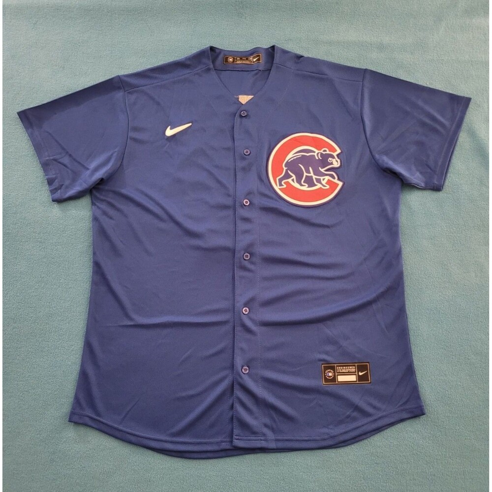Nike Chicago Cubs Jersey Mens 2XL Blue #18 Shota Imanaga MLB Baseball Adult